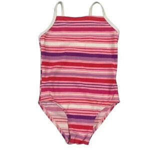Circo Striped One Piece Swimsuit